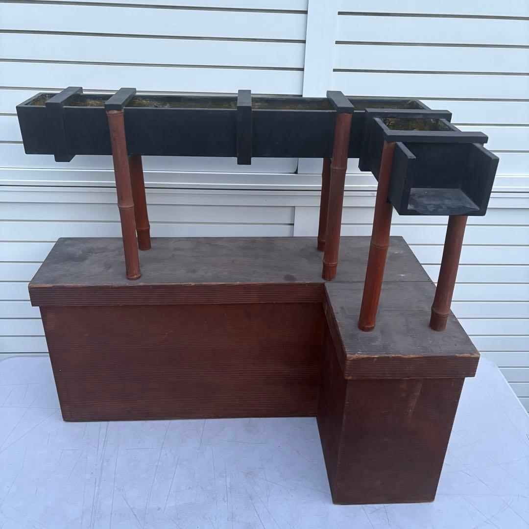 珍品◎貴重　花入　花台　生花　正月