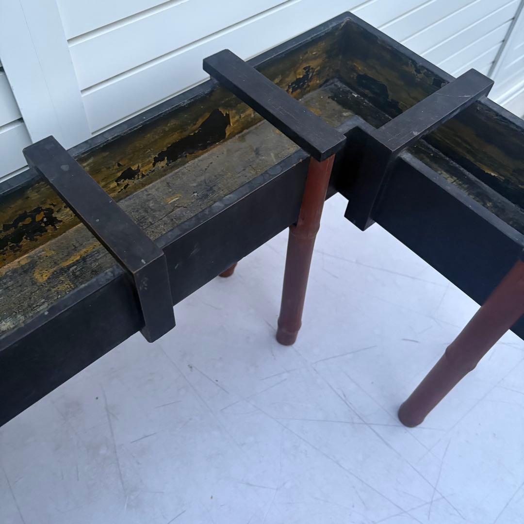 珍品◎貴重　花入　花台　生花　正月