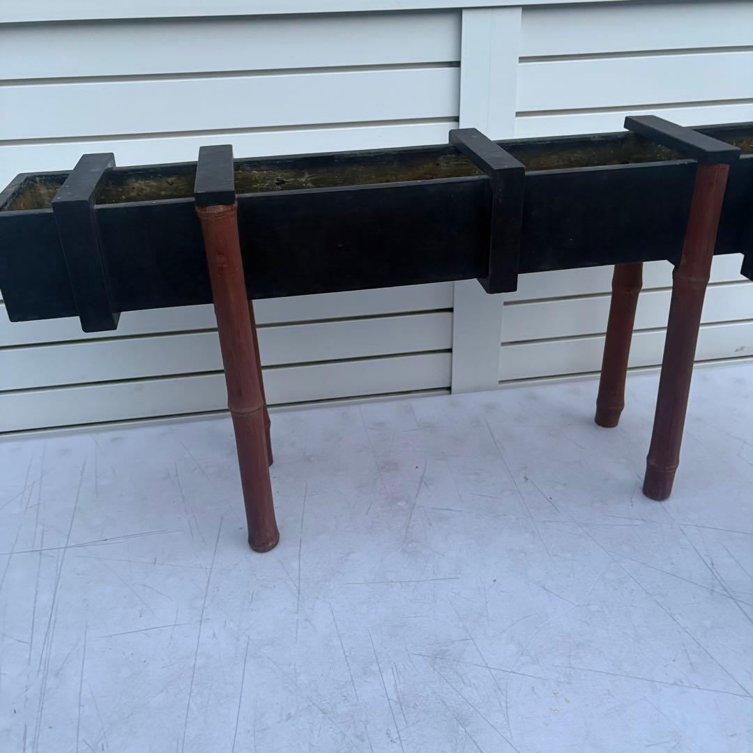 珍品◎貴重　花入　花台　生花　正月