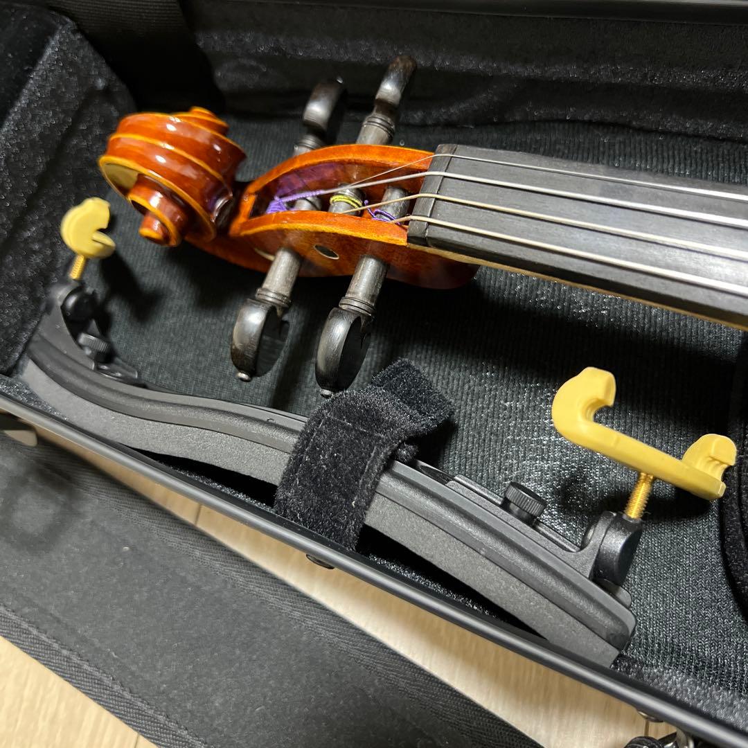 【新品同様】Gliga Gama2 4/4 弓、ケース、肩当てセット