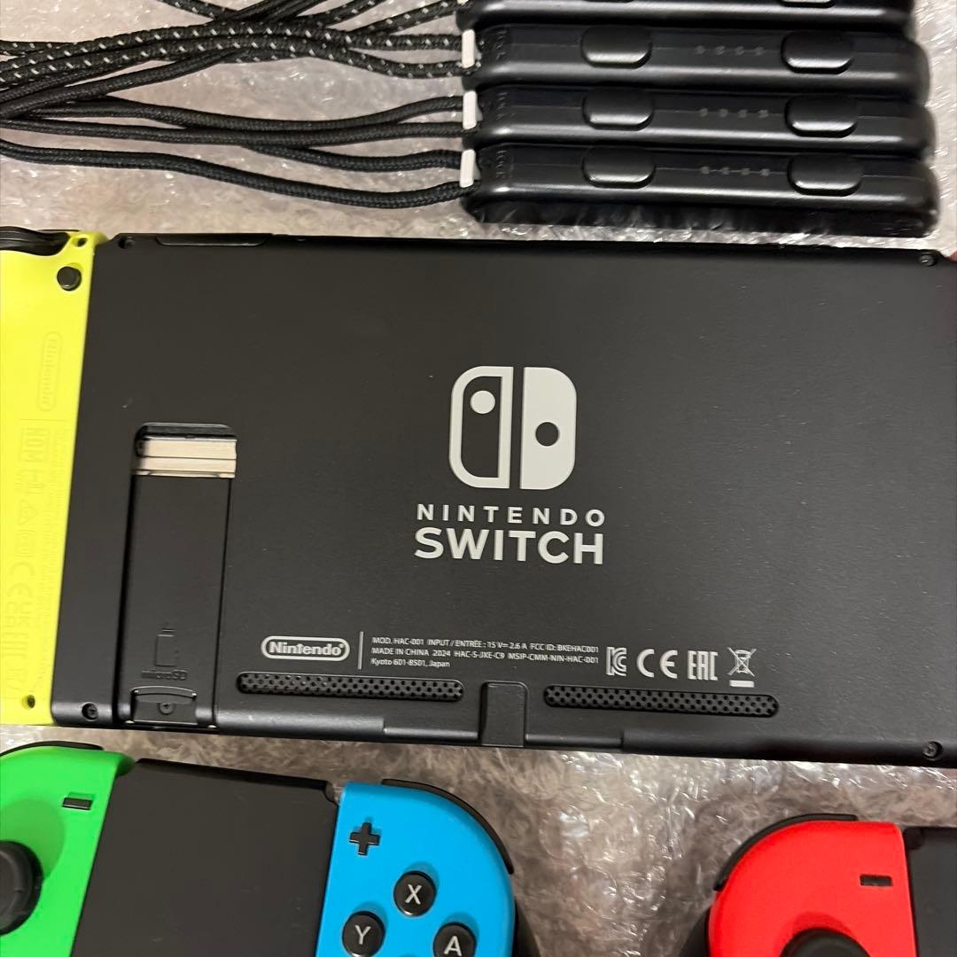 Nintendo Switch 本体 ＋ジョイコン6つ＋ケース