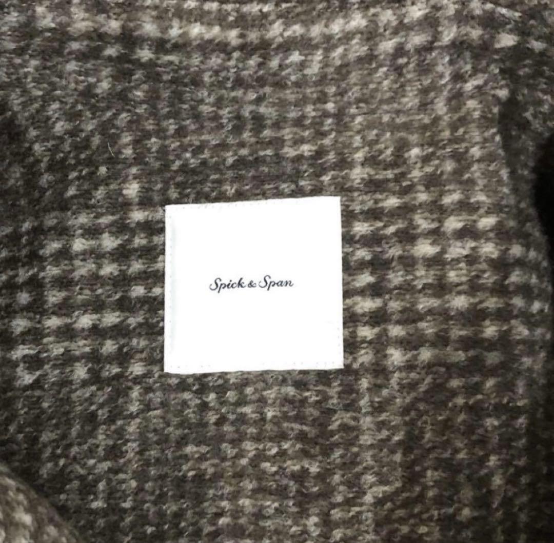 北川景子さん着用 Spick & Span チェック柄ダブルブレストコート