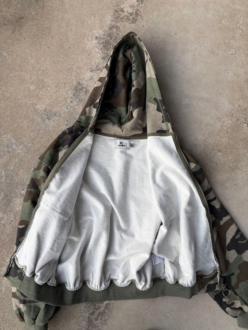 scuffers SCFF Camo Zipper ジップアップパーカ 迷彩 s