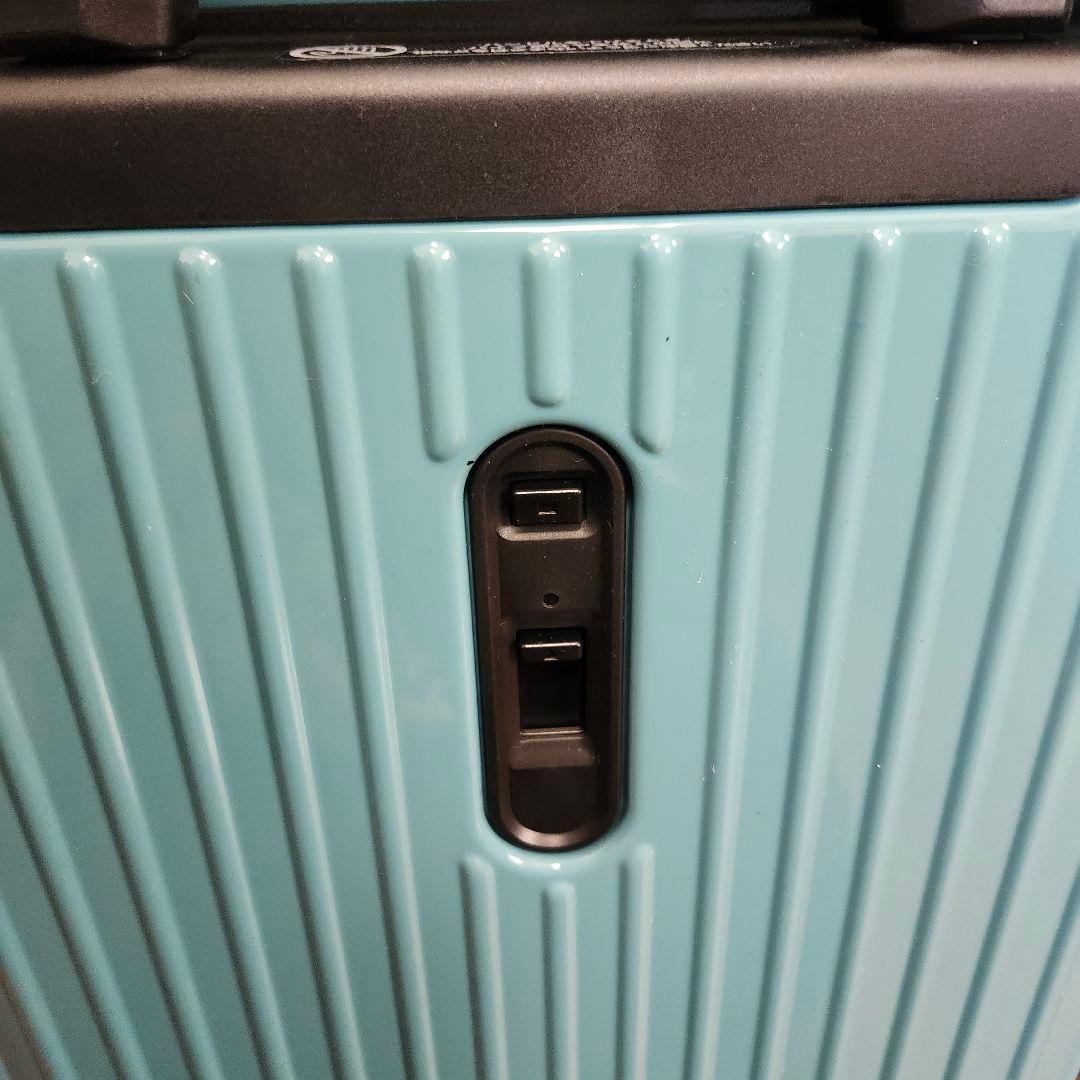 【大人気✨ACE キャリーケース】S 34L ピーコックブルー キャスターロック