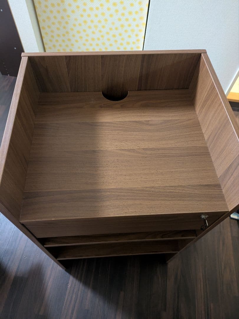 『受付レジカウンター』木製　鍵つき　送料込み