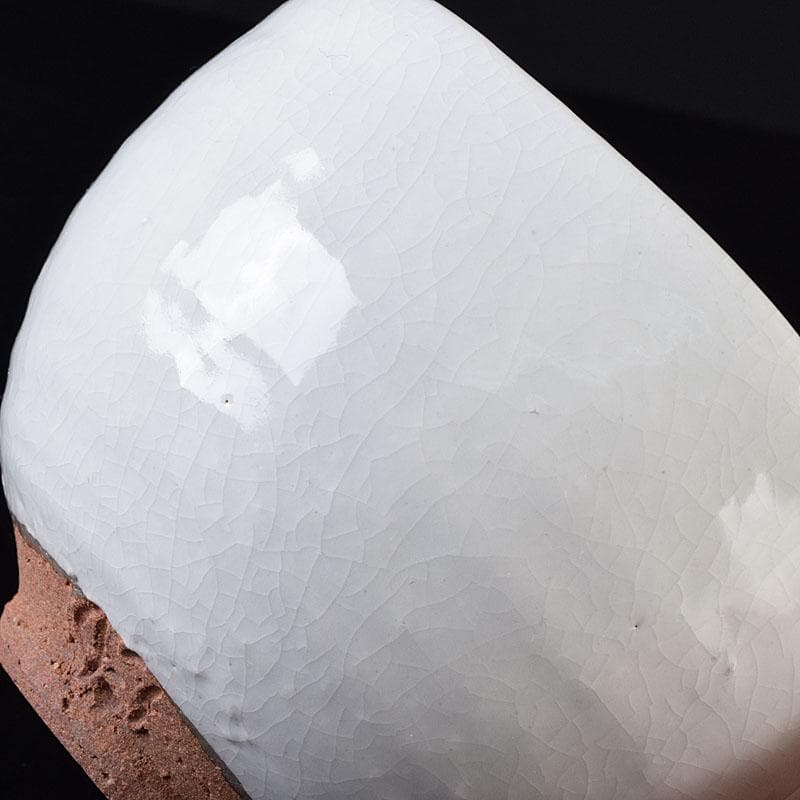 茶道具　魚水庵造　福島三春　玉うさぎ茶碗　共箱　C　8295