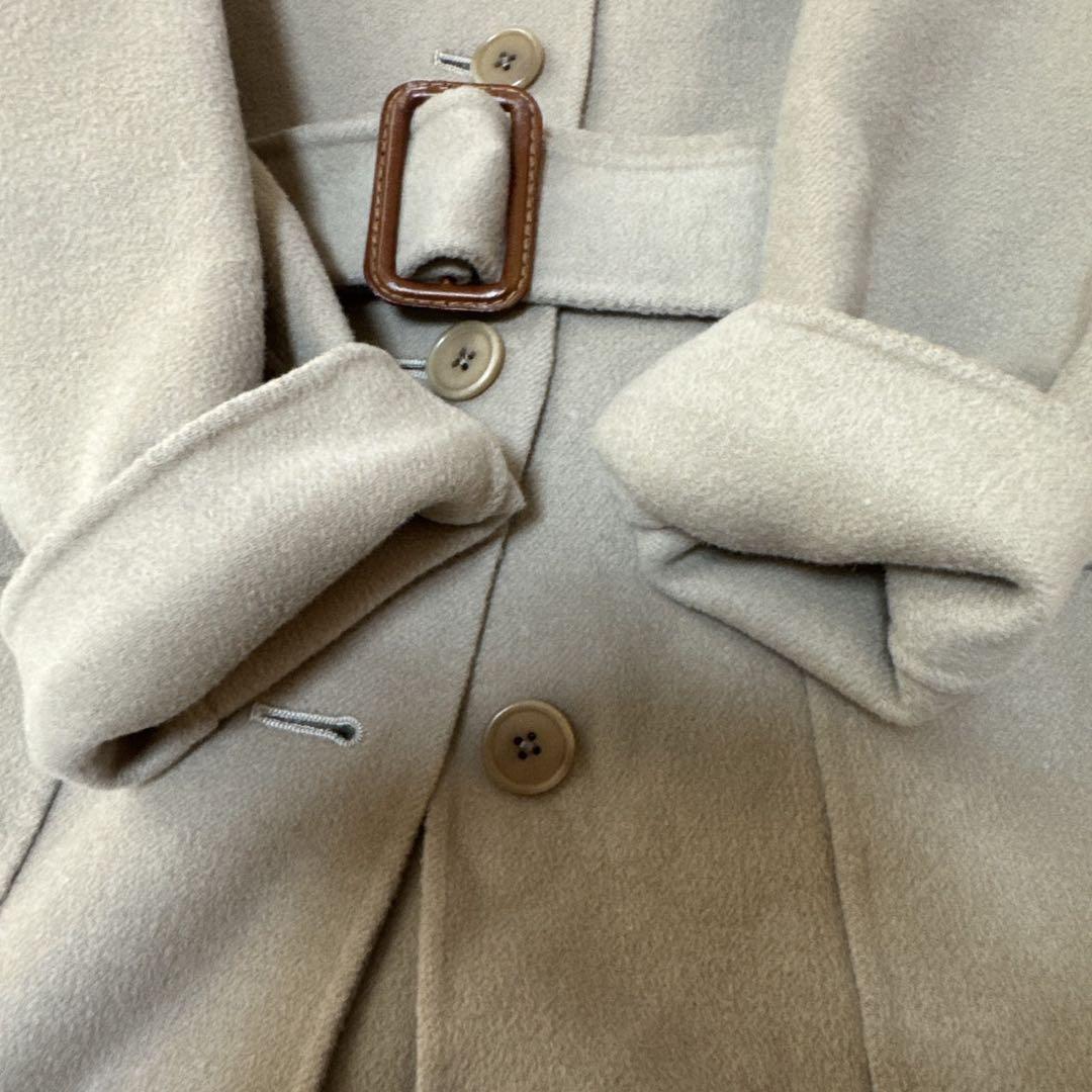 【美品】S Max Mara エスマックスマーラ クチートアマーノ ベルト付き