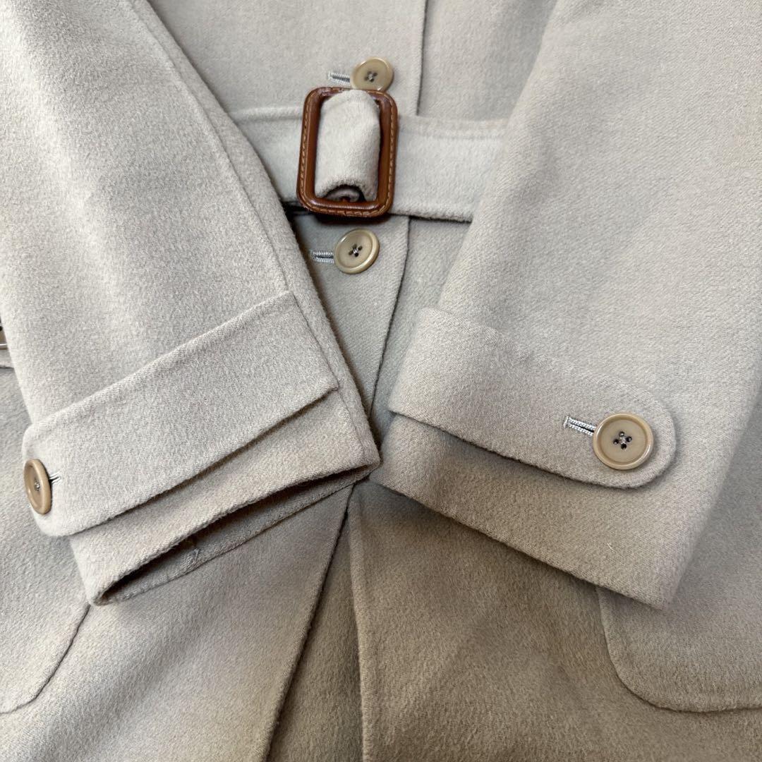 【美品】S Max Mara エスマックスマーラ クチートアマーノ ベルト付き