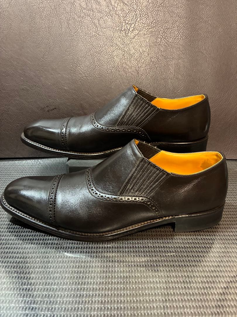 【極美品】 宮城興業 和創良靴 カスタムメイド レイジーマン 日本製 本革 濃茶