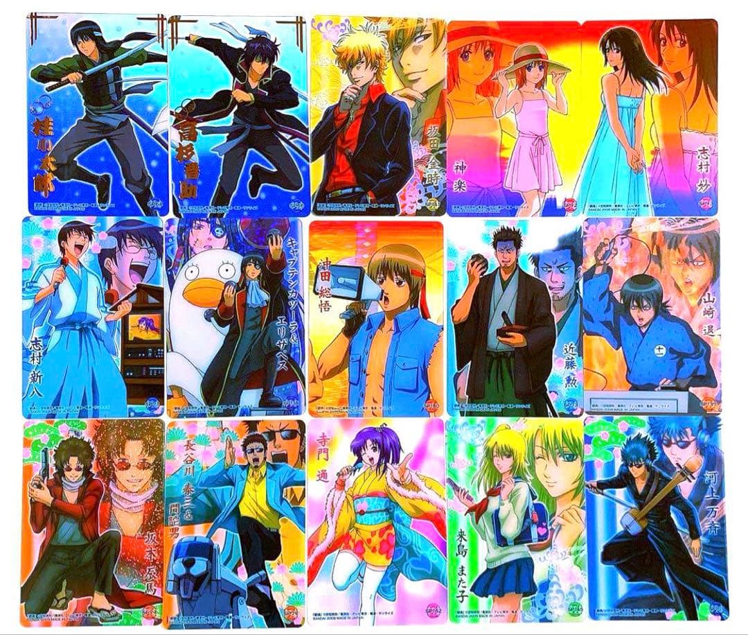 銀魂 クリアコレクション クリアカード カード 箔押し 大量 まとめ 銀時 等