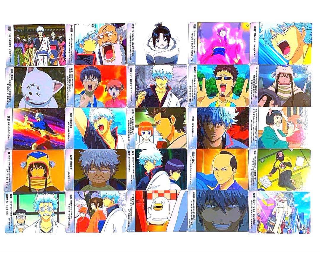 銀魂 クリアコレクション クリアカード カード 箔押し 大量 まとめ 銀時 等