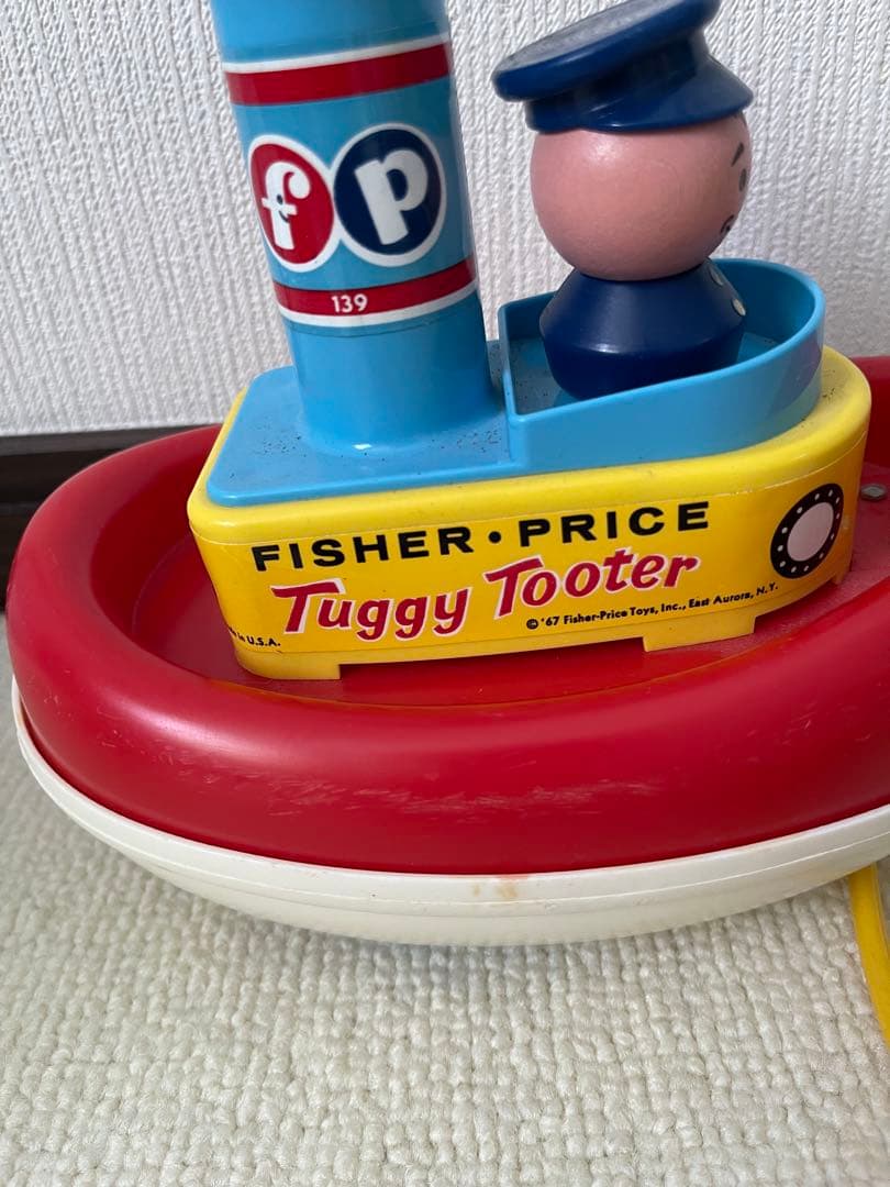 フィッシャープライス　ヴィンテージ　TUGGY TOOTER トイストーリー