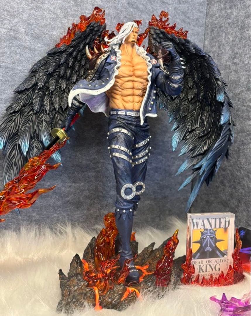 ワンピース キング ガレージキット ガレキ スタチュー①②