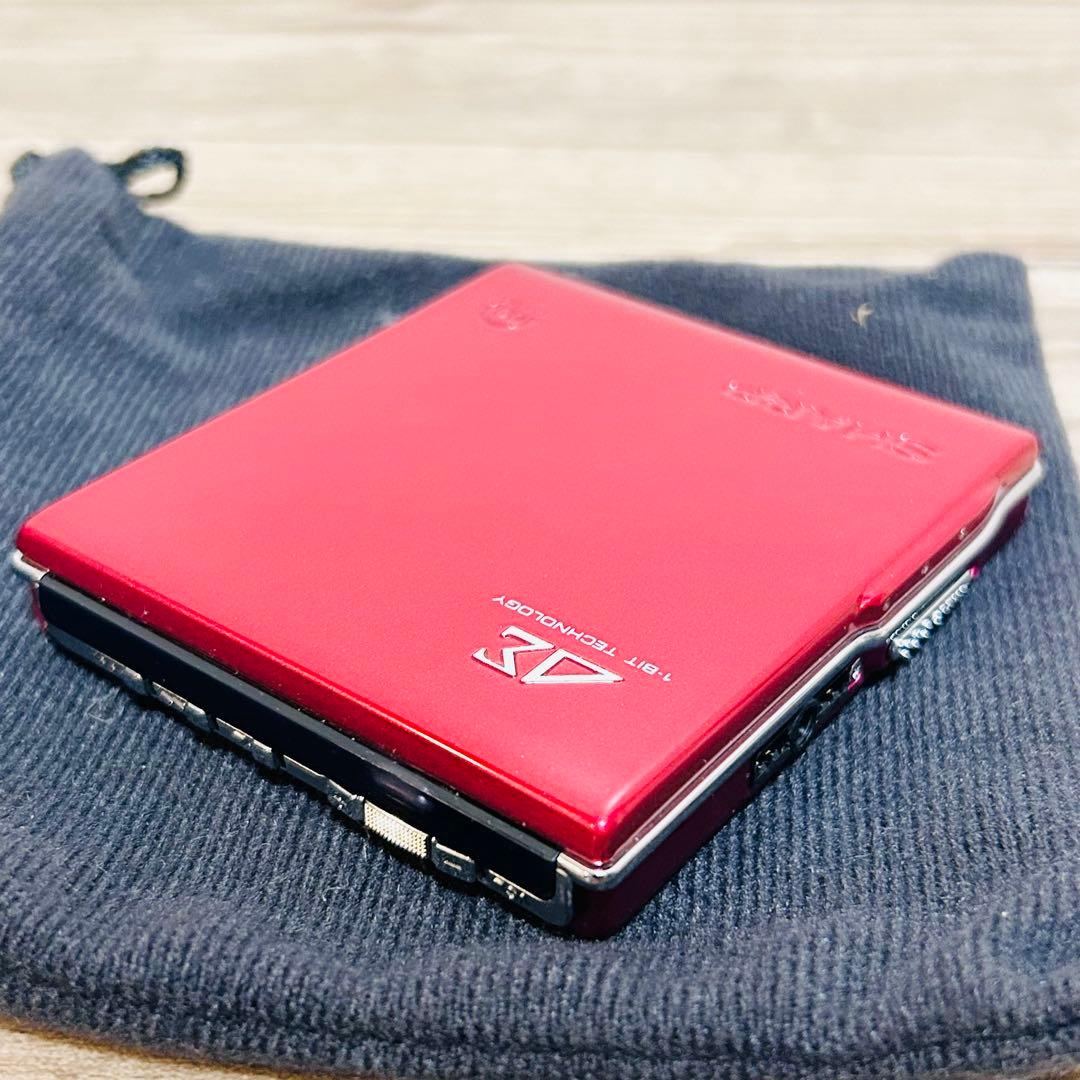 【美品】 SHARP MD-DS70-R 1ビットポータブルMDプレーヤー