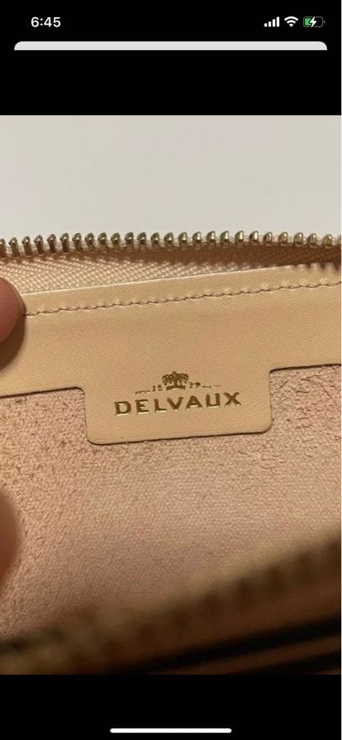 DELVAUX ベージュ ケース