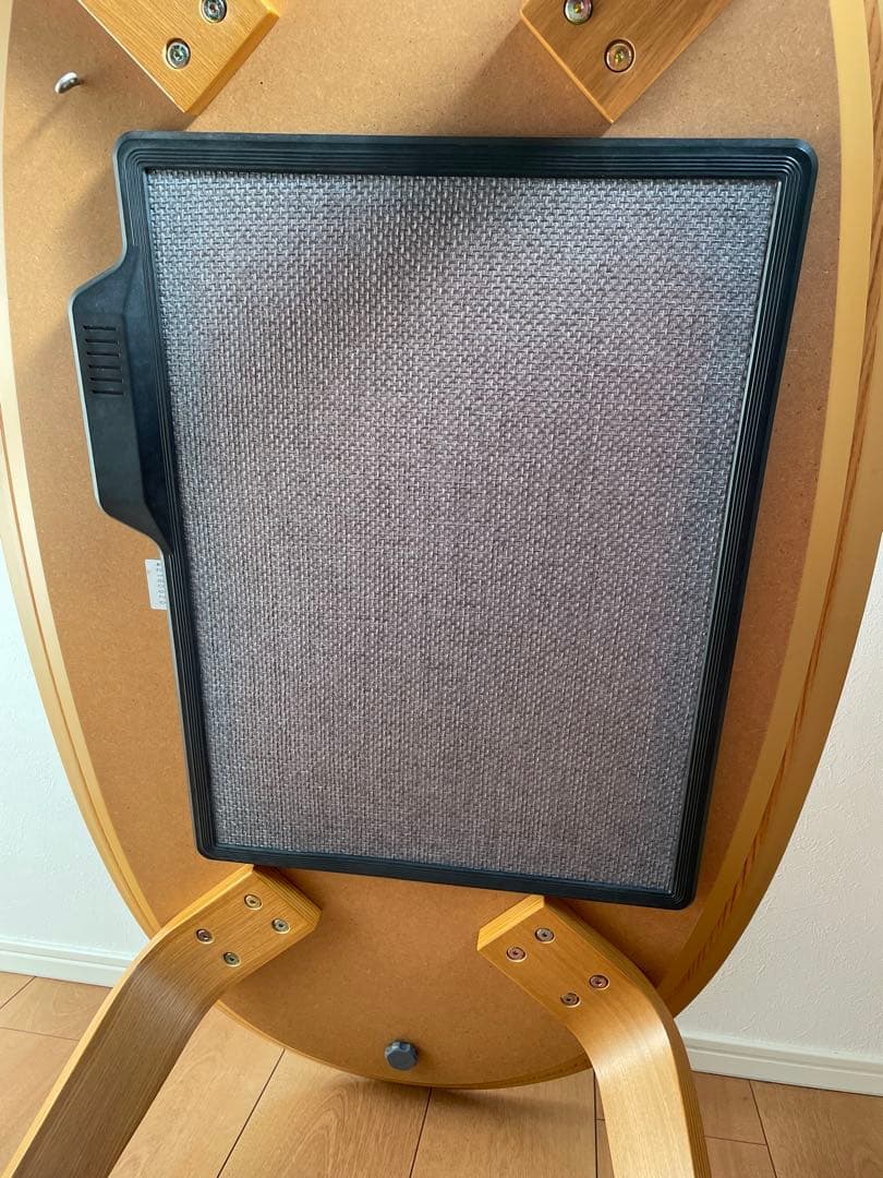 無印良品　楕円こたつ　フラットヒーター　ローテーブル／ナチュラル
