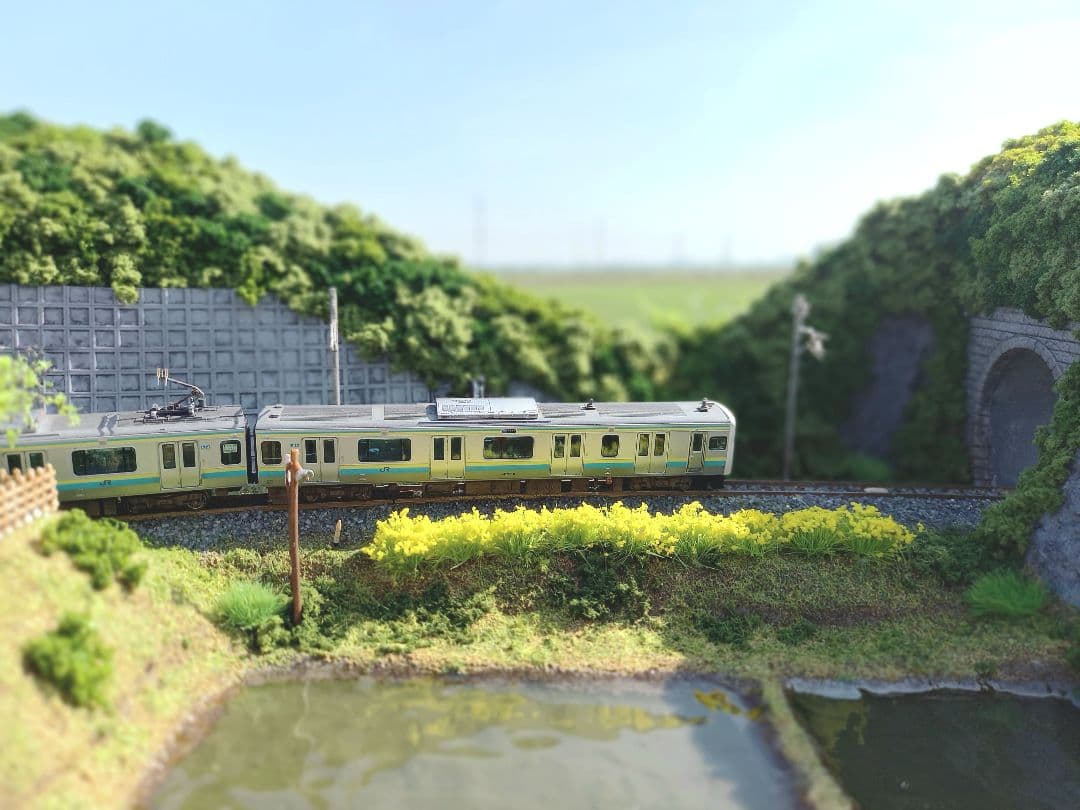 車両展示用ミニジオラマ