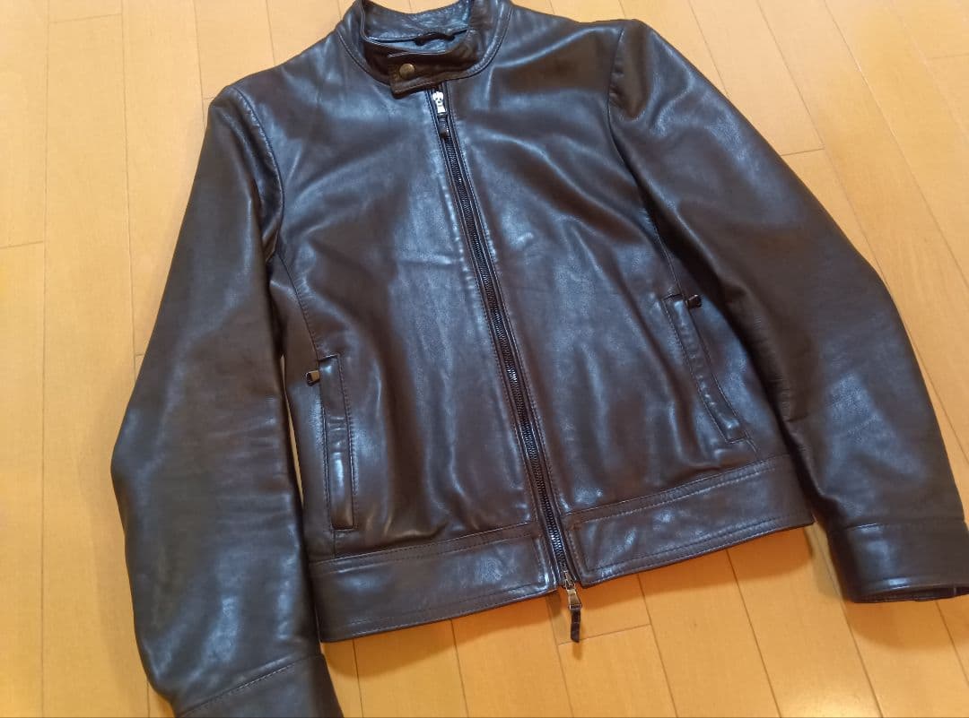 け*く様 美品EMMETIエンメティJURIユーリ濃茶ダークブラウン42