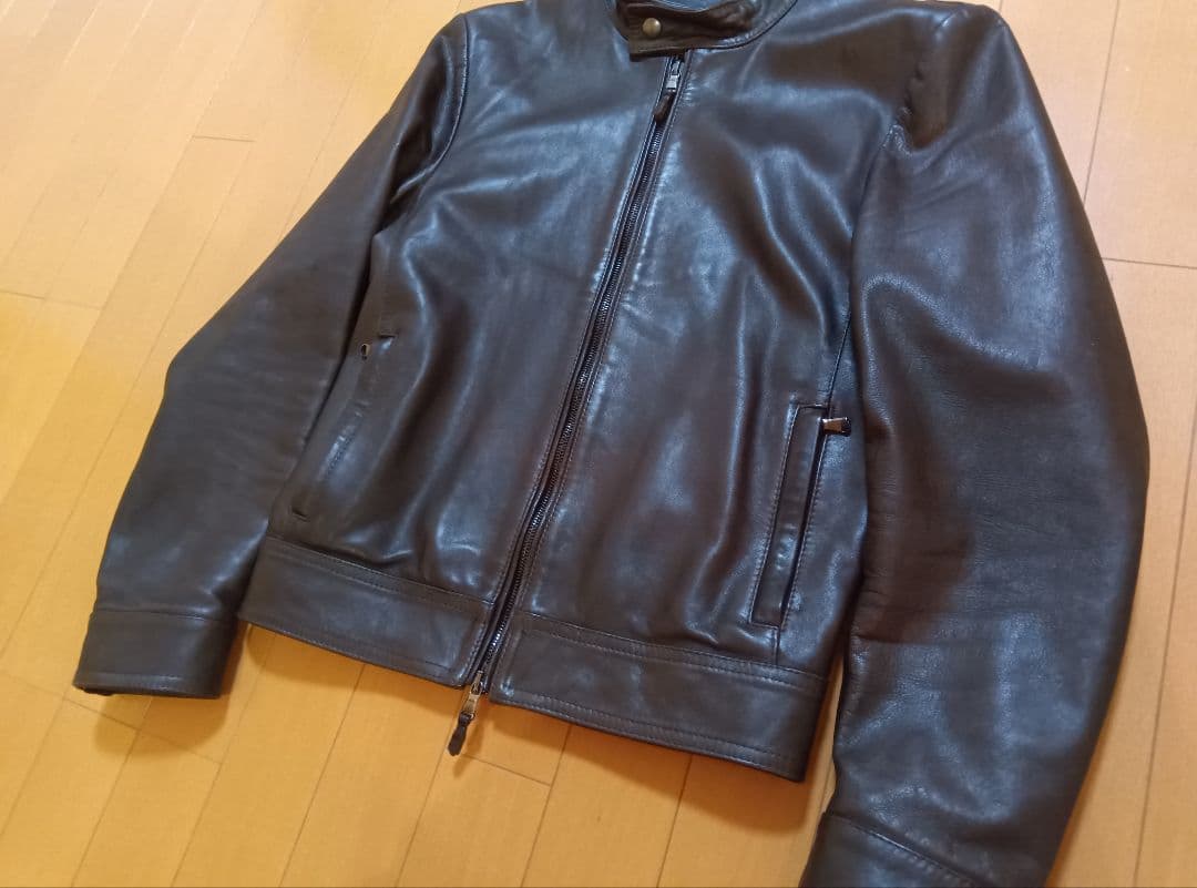 け*く様 美品EMMETIエンメティJURIユーリ濃茶ダークブラウン42