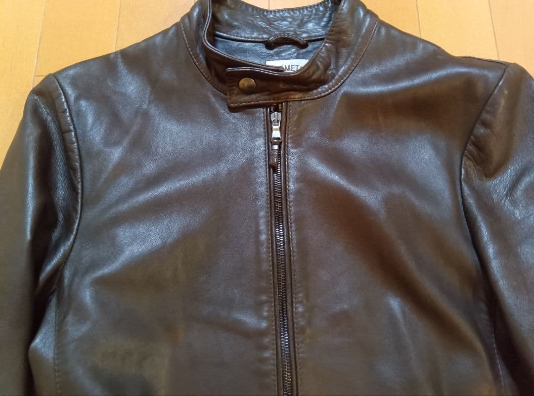 け*く様 美品EMMETIエンメティJURIユーリ濃茶ダークブラウン42