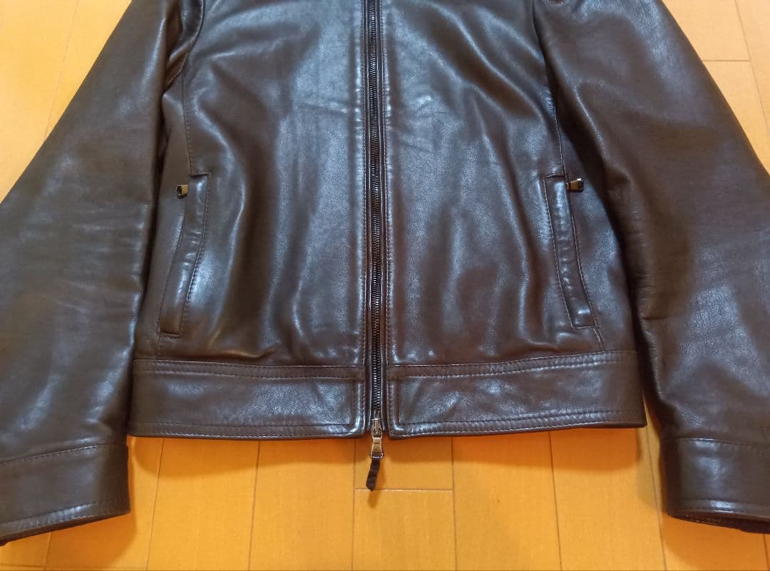 け*く様 美品EMMETIエンメティJURIユーリ濃茶ダークブラウン42