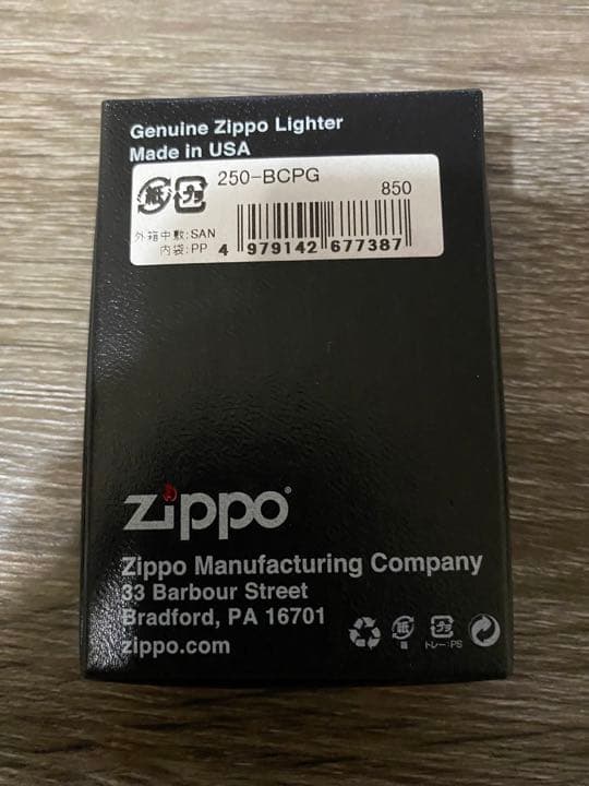 ZIPPO REGサイドビッグクロスピンクG 250-BCPG