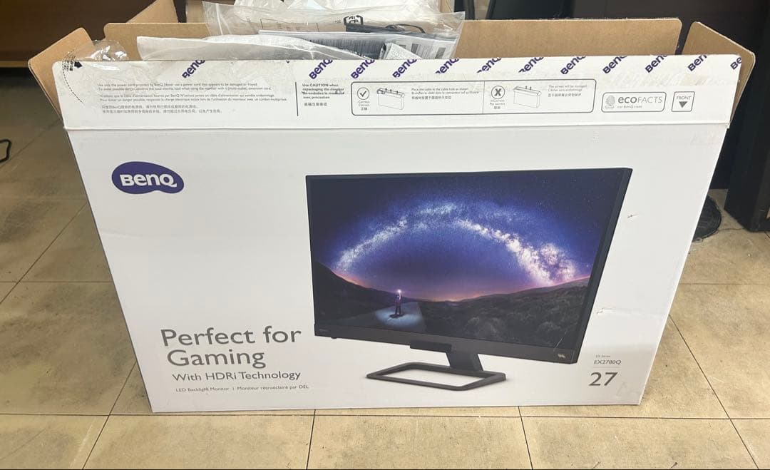 ゲーミングモニターEX2780Q 2019年式　2