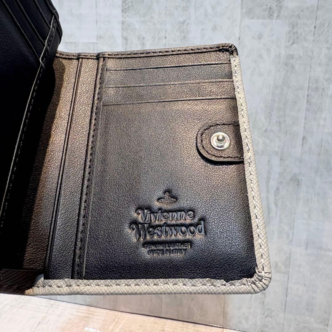 Vivienne Westwood 2つ折り財布 / サフィアーノグレー