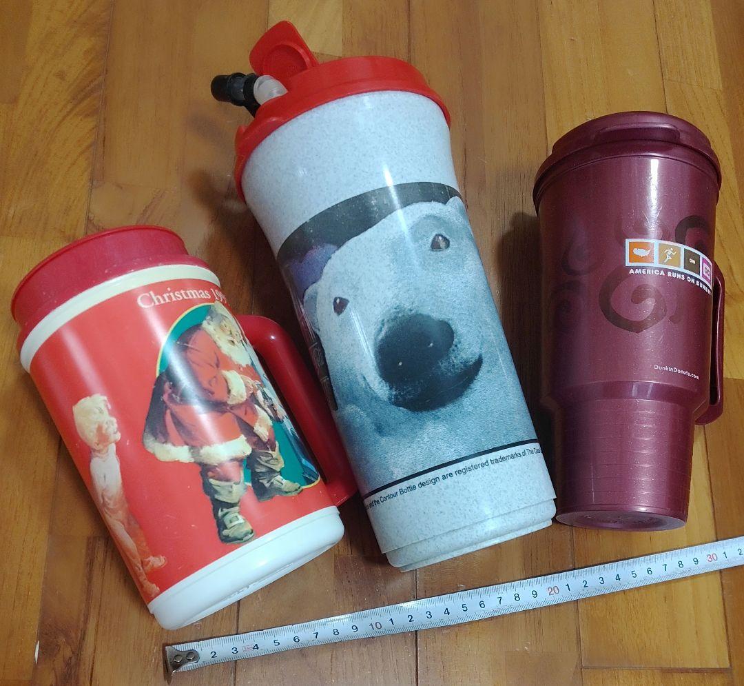 ダンキンドーナツ　コカ・コーラ　　USA タンブラー　しろくま　白熊