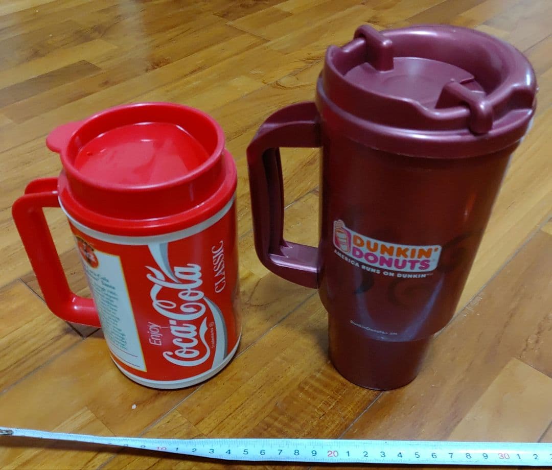 ダンキンドーナツ　コカ・コーラ　　USA タンブラー　しろくま　白熊