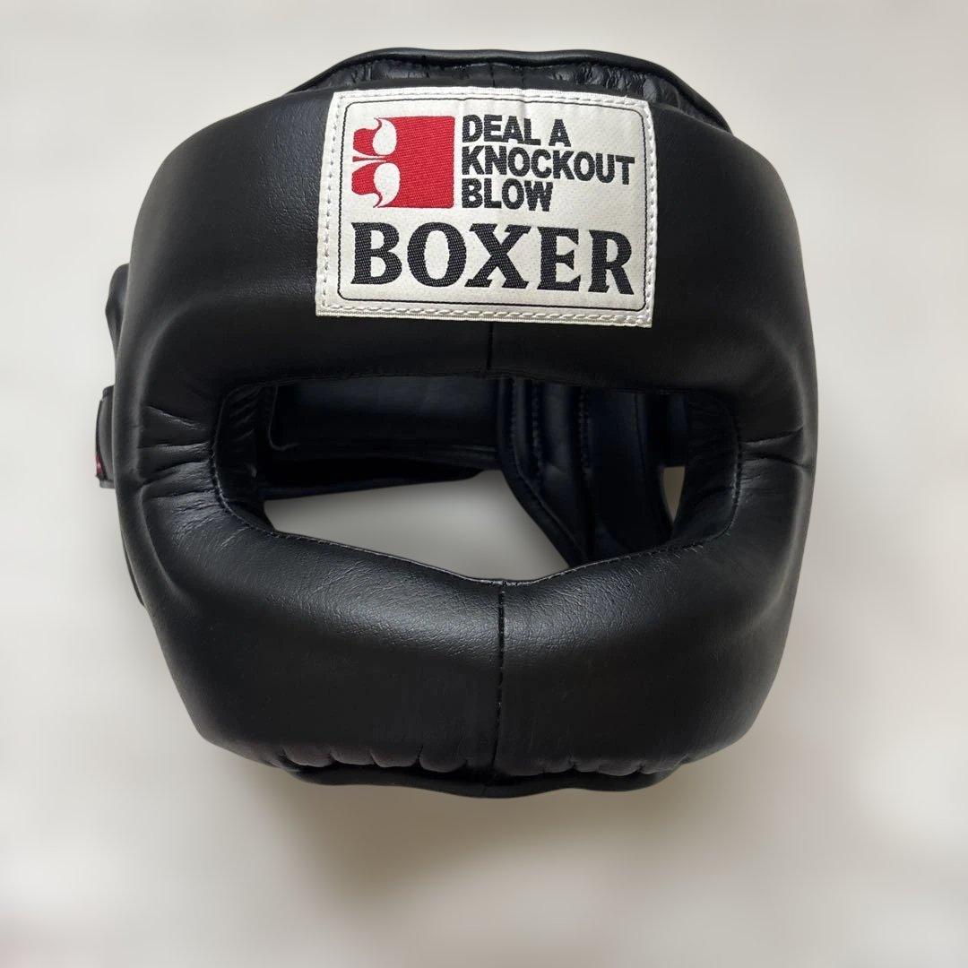 イサミ ISAMI BOXER ヘッドギア 黒色 フリーサイズ