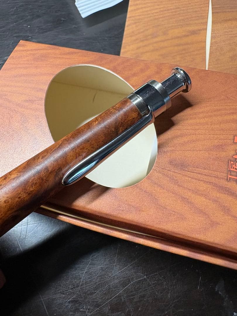 工房楔 花梨 瘤杢 0.3 花梨紅白 こぶ木 シャープペンシル