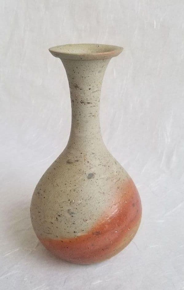 備前鶴首花入 (未使用 美品)