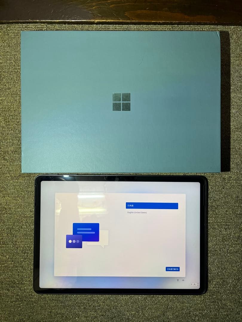 surface pro 12インチ オーシャングリーン