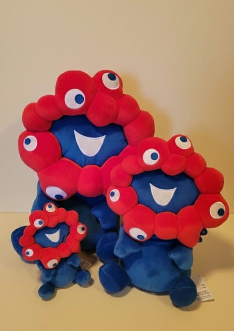 【限定価格】ミャクミャクお手玉風ぬいぐるみ S M Lコンプリートセット3点新品