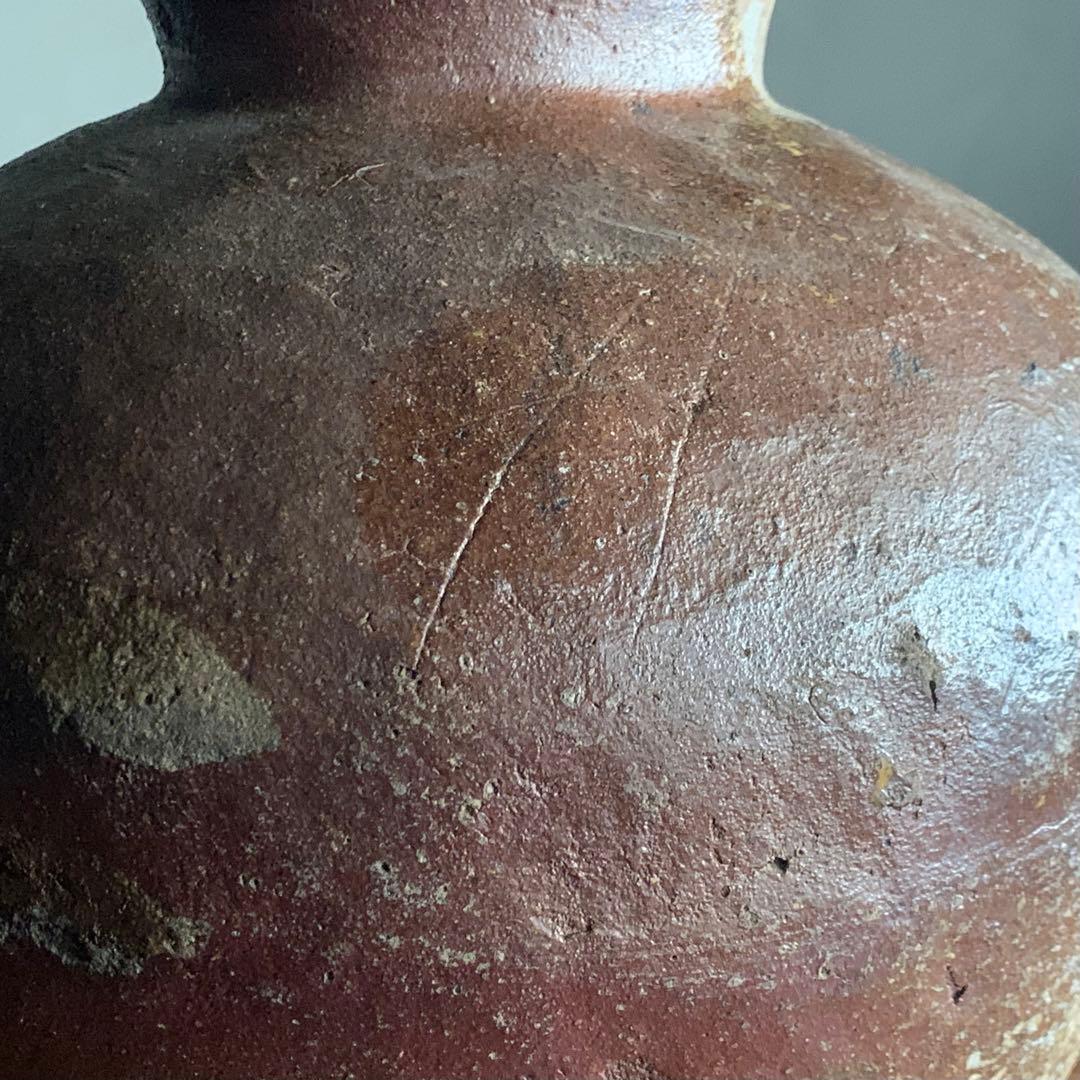 越前焼 壺 自然釉 古美術 古道具 アンティーク