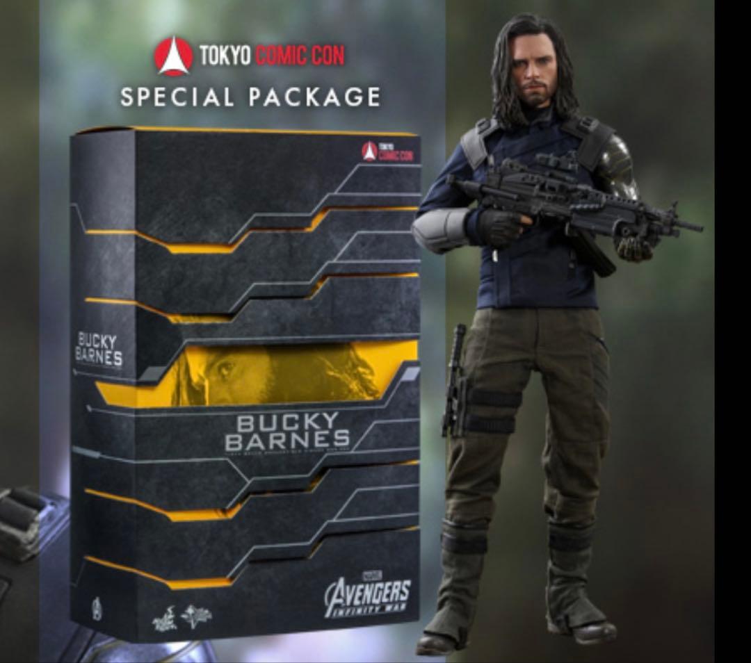 セバスチャンスタン　バッキーバーンズ　フィギュア　ホットトイズ　東京コミコン