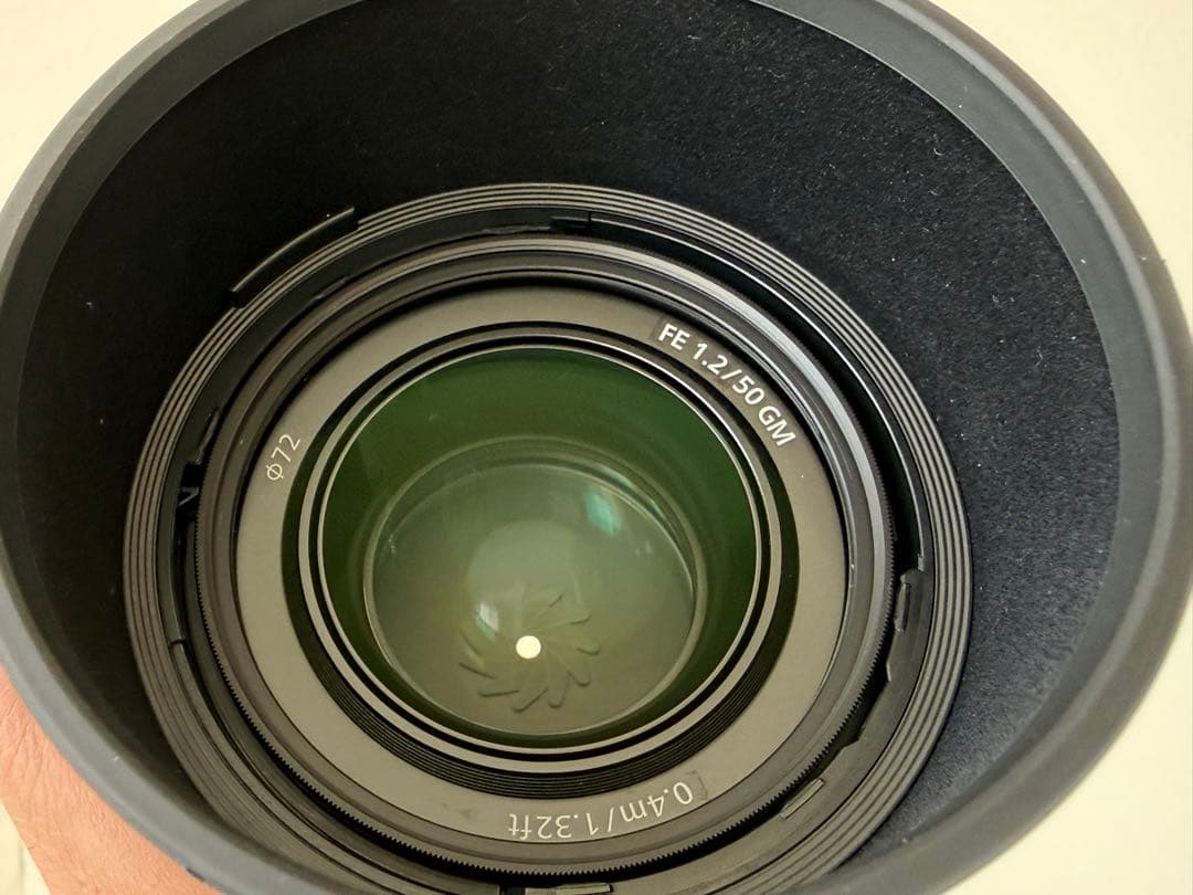 【美品】SONY FE 1.2/50 GM レンズ　プロテクター付き