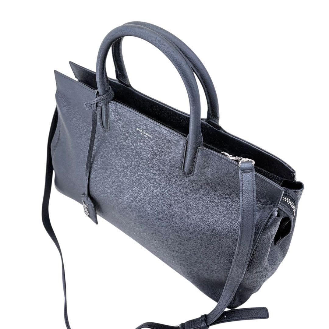 【美品】サンローラン/カバリヴゴーシュ /トートバッグ /ショルダーバッグ/ロゴ