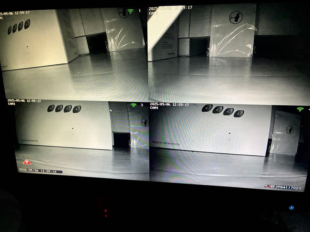 新品ANRAN防犯カメラ無線ダブルアンテナ型4チャンネルセットHDD無し