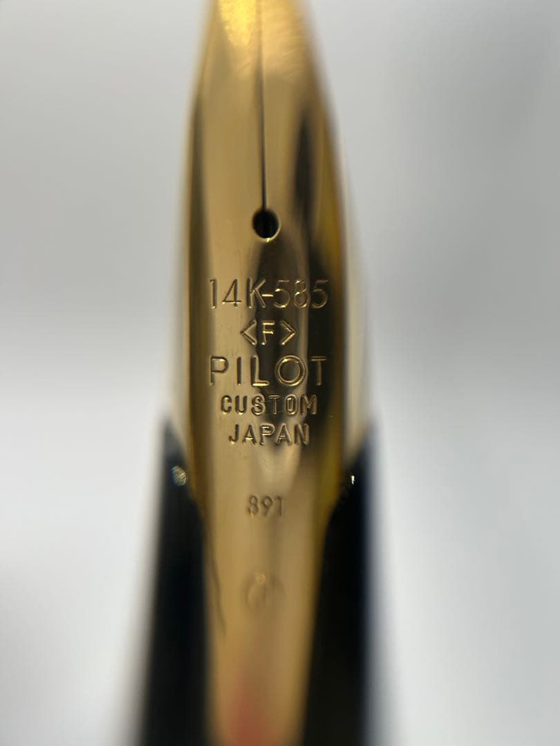 PILOT 14K スターリングシルバー万年筆 専用ケース付き