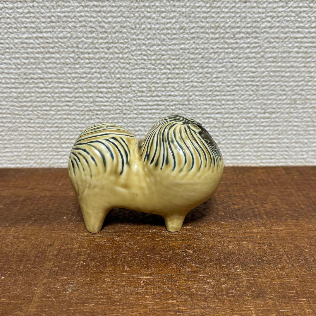 リサ・ラーソン/vintage陶器/ペキニーズ