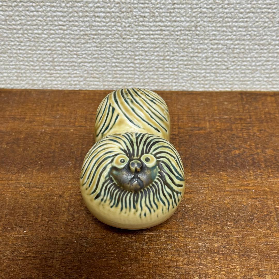 リサ・ラーソン/vintage陶器/ペキニーズ