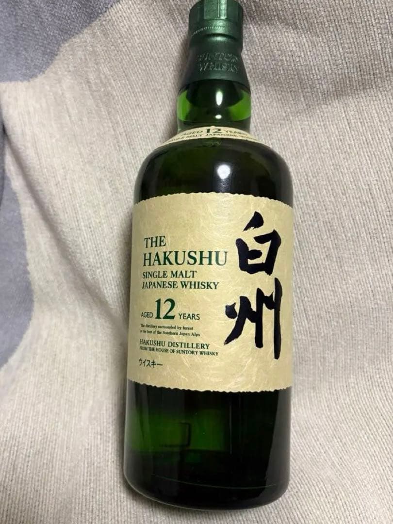 サントリーウイスキー白州12年新品未開封