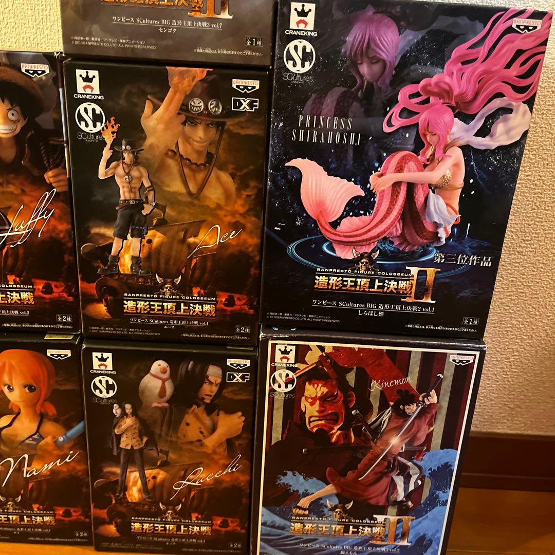ワンピース　造形王頂上決戦　プライズフィギュア　まとめ売り　7点