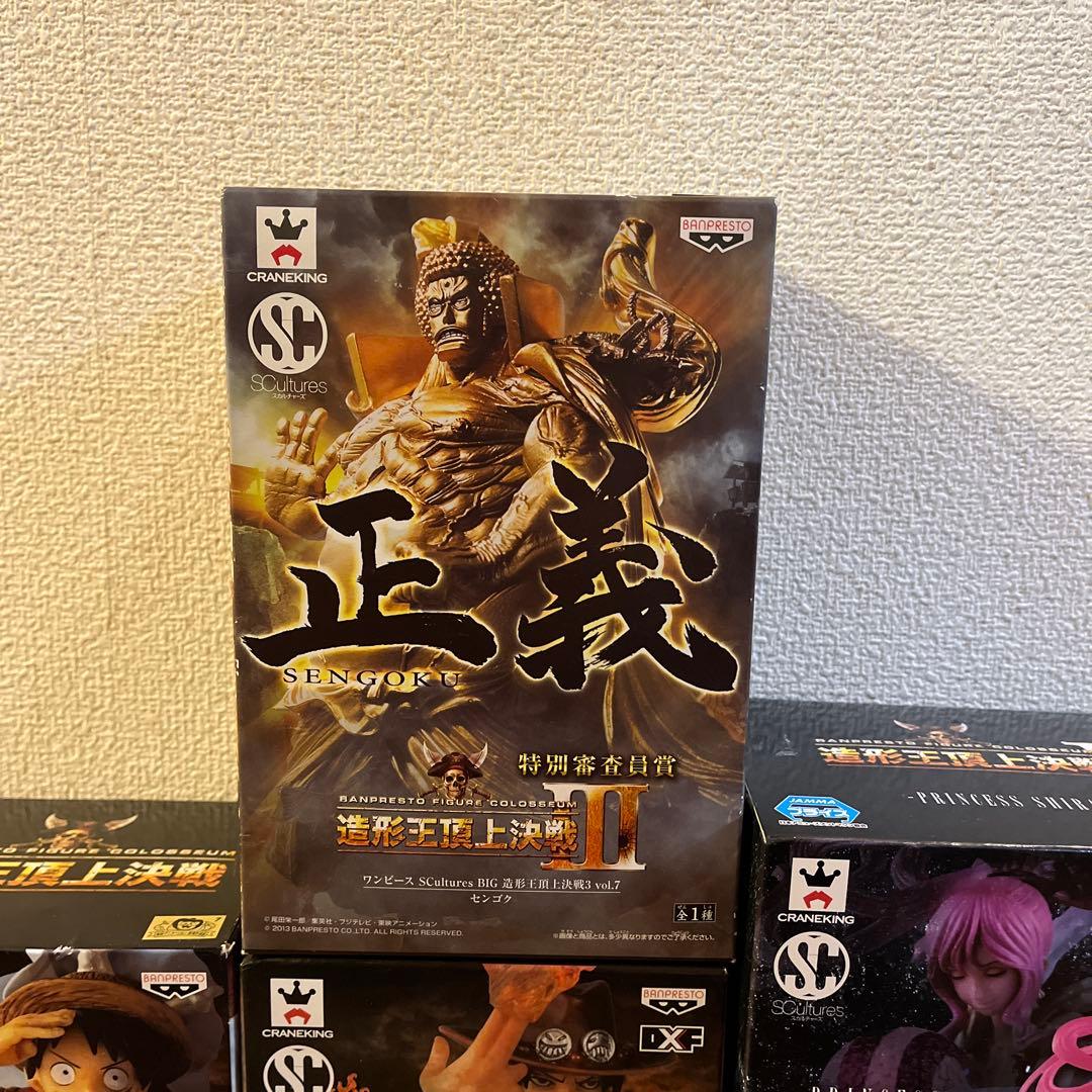 ワンピース　造形王頂上決戦　プライズフィギュア　まとめ売り　7点