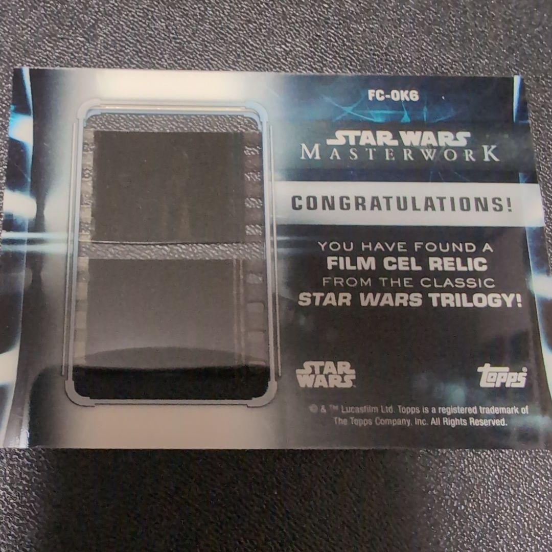 ★1of1 スターウォーズtopps MASTERWORKフィルムレリックカード