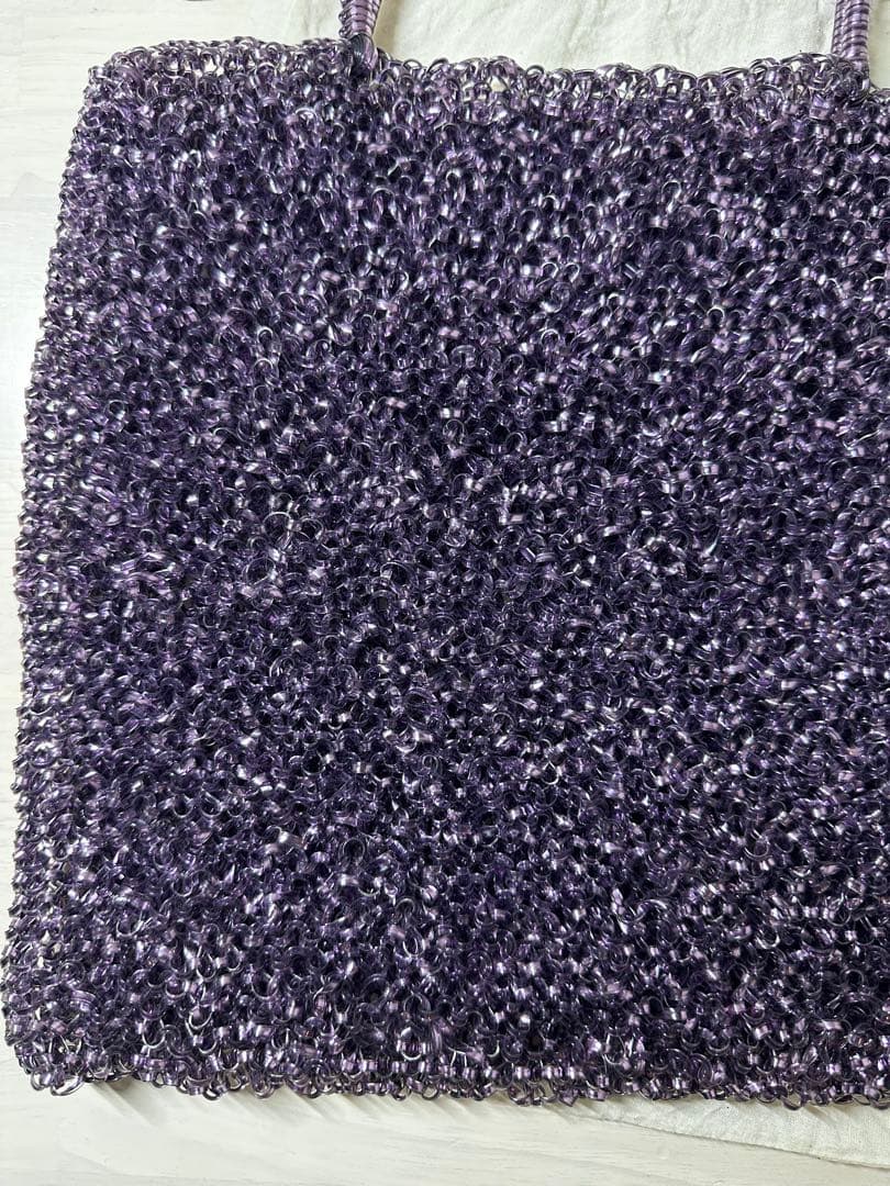 【チャーム付】アンテプリマ ANTEPRIMA スクエアラージ パープル