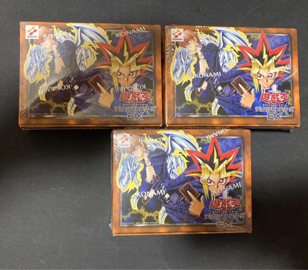 遊戯王 デュエルモンスターズ EX 復刻版 新品未開封 シュリンク付 3個