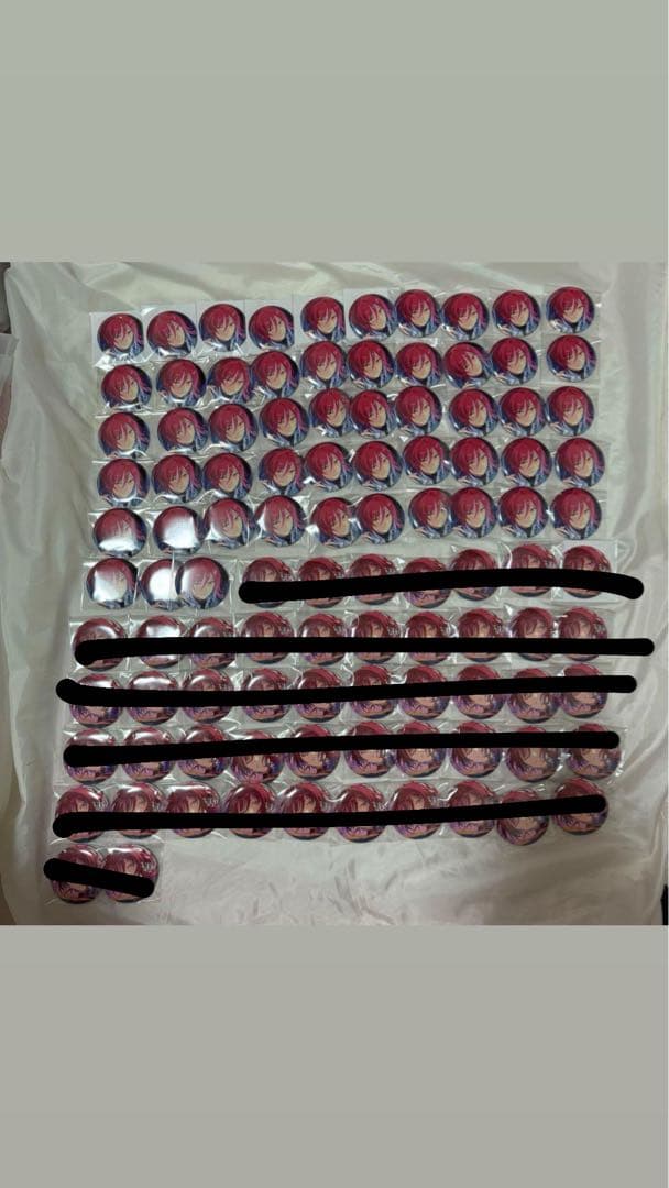 オルタード缶バッジ　夏目53点